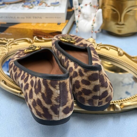 🆕 KURT GEIGER LONDON 🧿 NWOB Chelsea Leopard Print Ballet Flat, Sz 37 US 7 - Picture 14 of 16